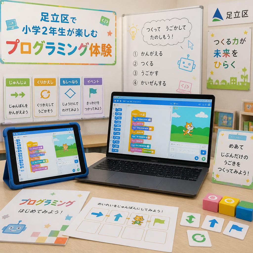 足立区で小学2年生が楽しむプログラミング体験