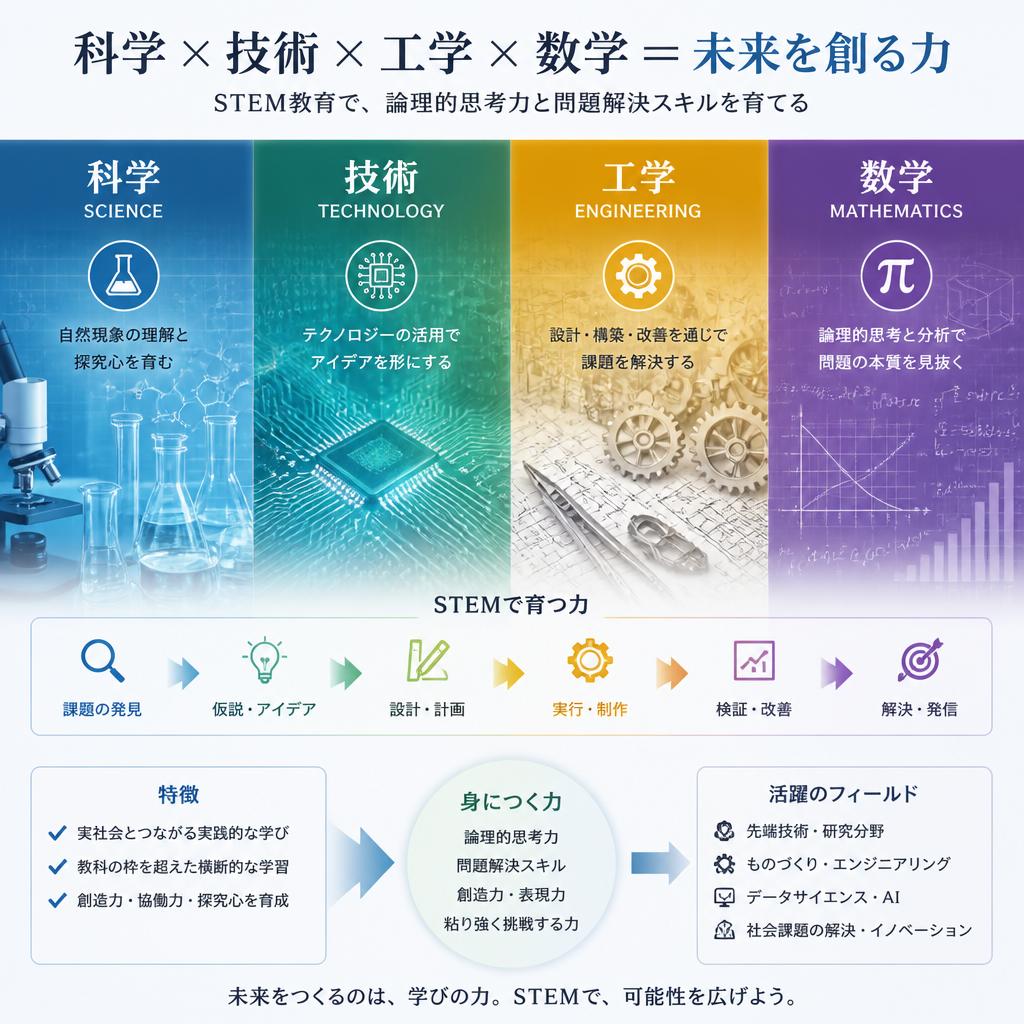 STEM教育を取り入れたカリキュラム