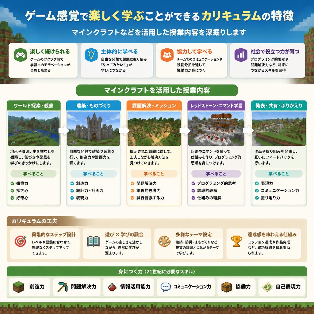創造力を育てるカリキュラム