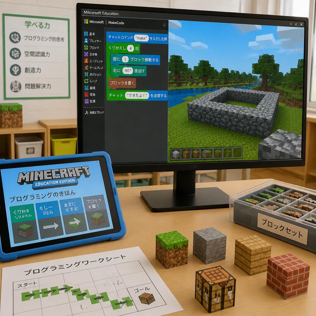 マインクラフトで実践を重視した授業